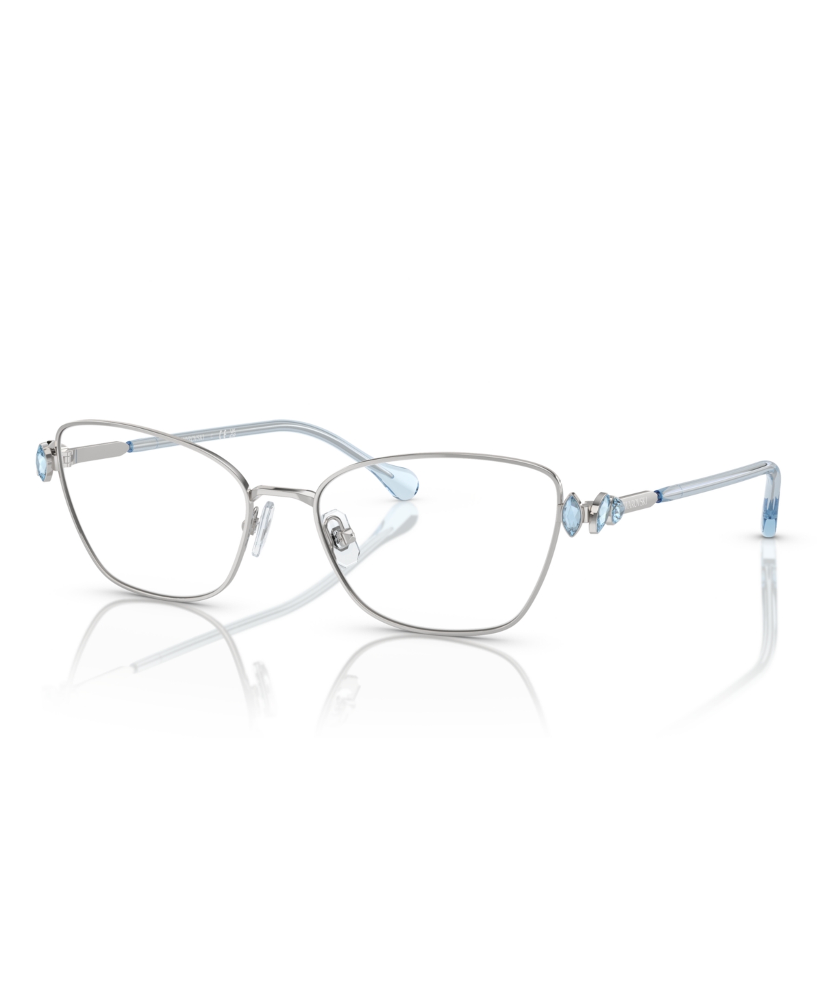 Swarovski Women's Eyeglasses, Sk1006 In Silver
