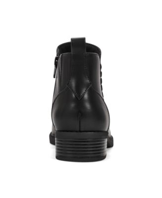 Women's Lorand Almond Toe Block Heel Casual Booties