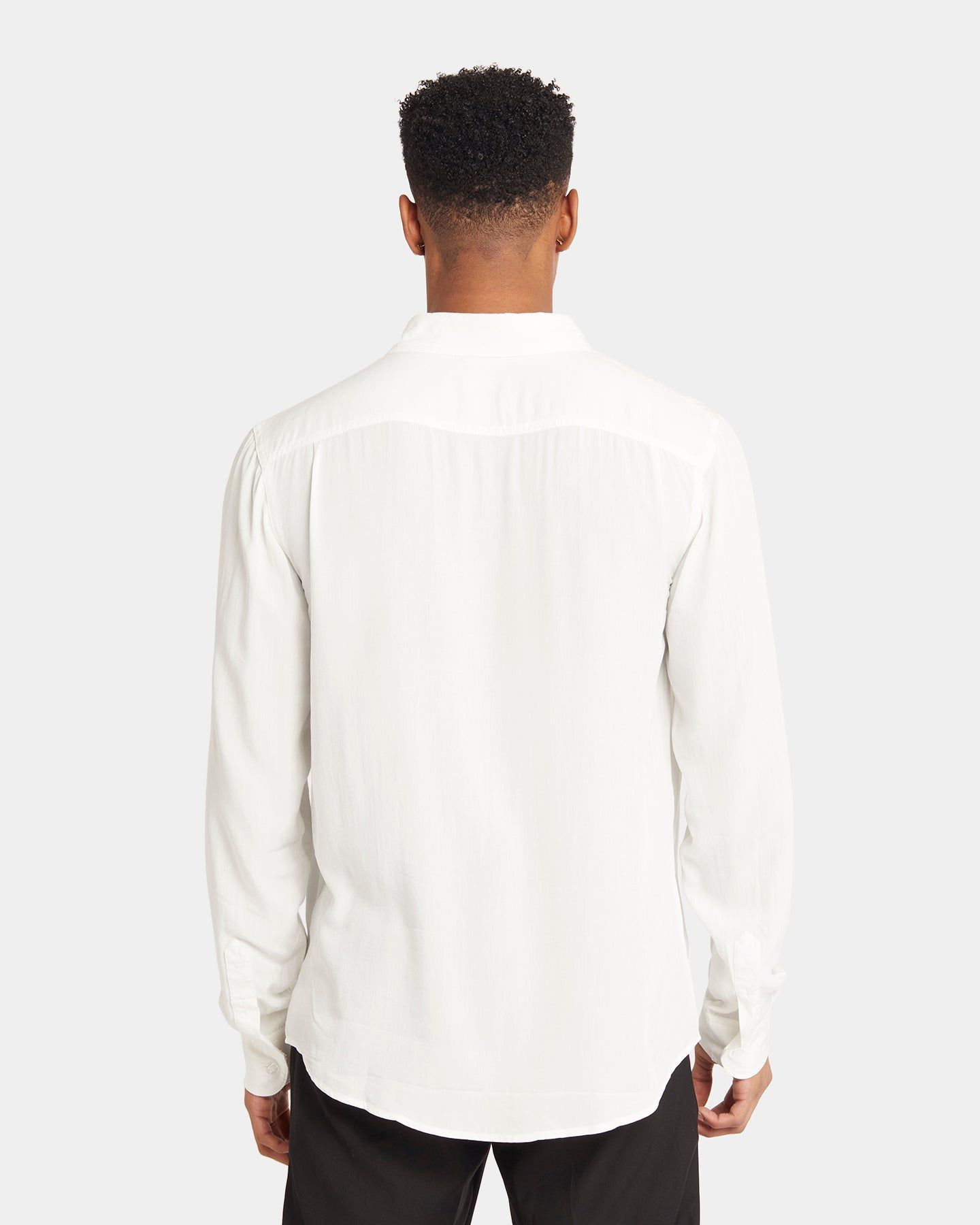 Мужская рубашка XXIII Crete Long Sleeve Button Up, цвет: Белый — фото 4