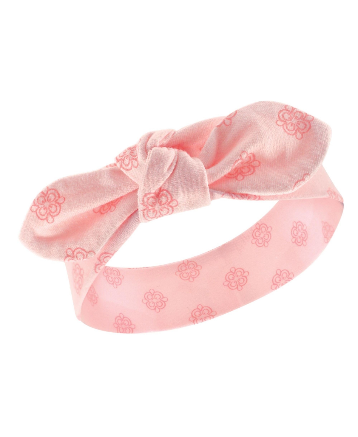 Hudson Baby Baby Girls Cotton Headbands 5pk, Arrows Hearts, 0-24 Months