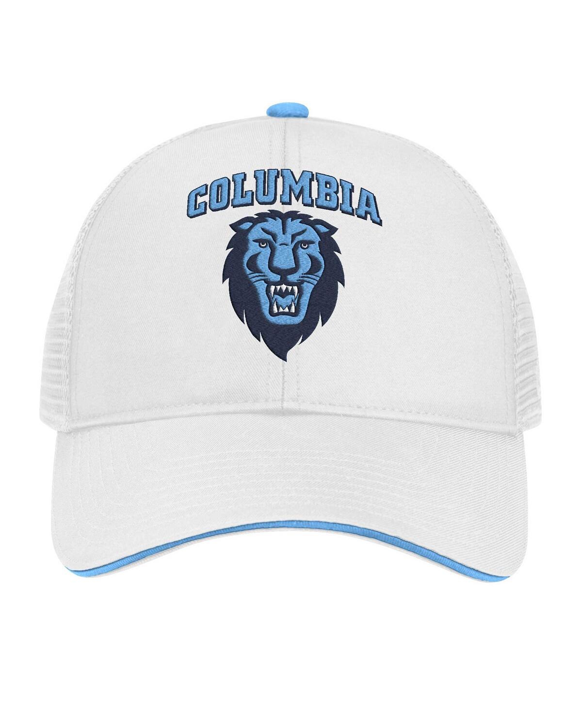 Colosseum Men's White Columbia University Wyatt Adjustable Hat In White