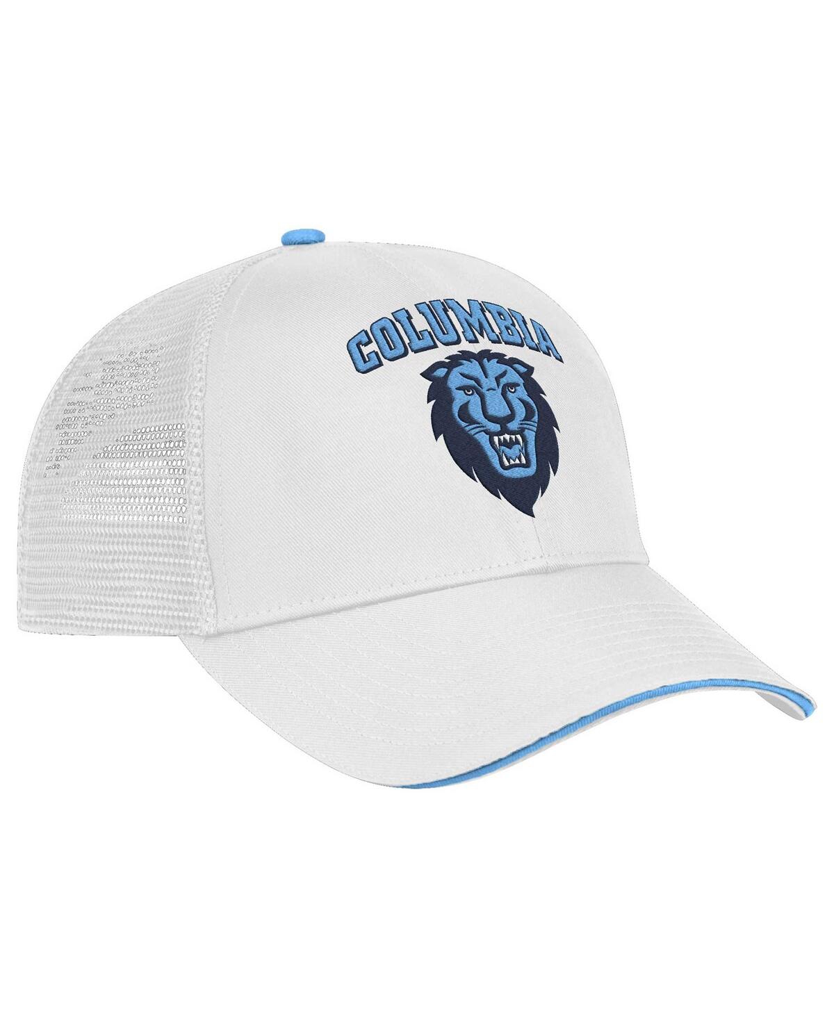 Colosseum Men's White Columbia University Wyatt Adjustable Hat In White
