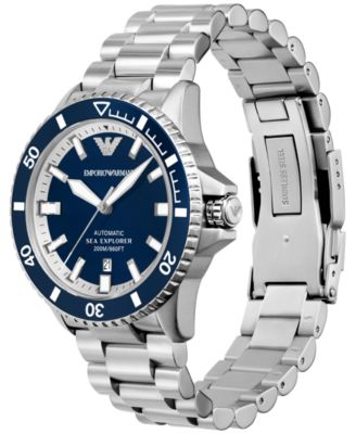 Men's Automatic Stainless Steel Bracelet Watch 42mm