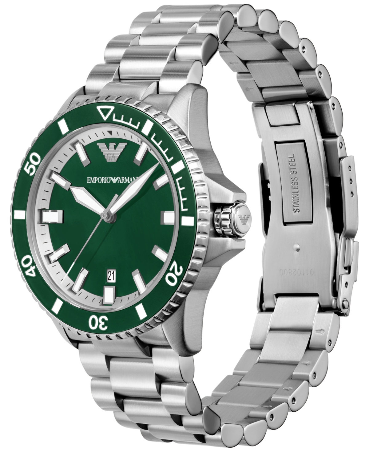 Emporio Armani Men's Sea Explorer Automatic Stainless Steel Bracelet Watch 42mm In No Color