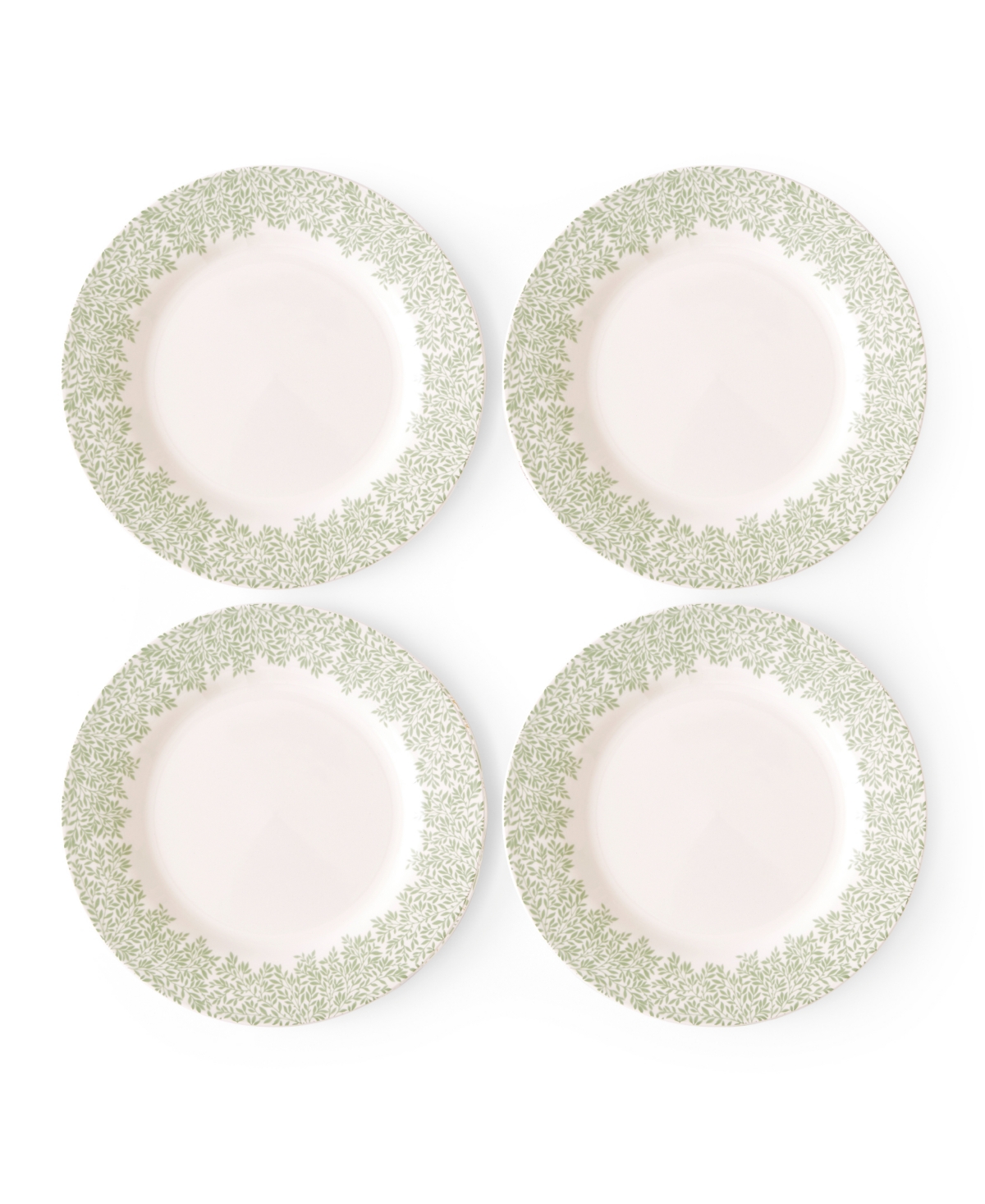 Morris & Co. Standen Dinner Plates, Set of 4 - Green