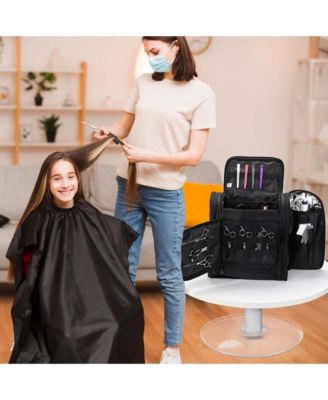 Hair Tools Travel Bag Barber Soft Sided Backpack Large Capacity Hairstylist Supplies Storage Bag Salon Barber Shop Cosmetology