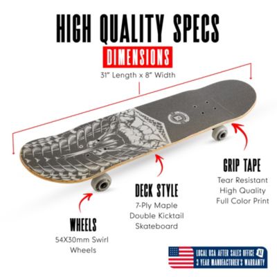 Beginner Trick Skateboard with Grip