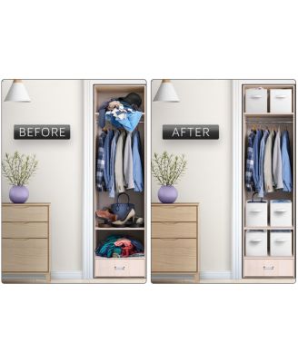 6 Pack 13 Inch Foldable Storage Cubes with Handles- for Organizing Home, Shelves, Nursery, Playroom, Closet and More