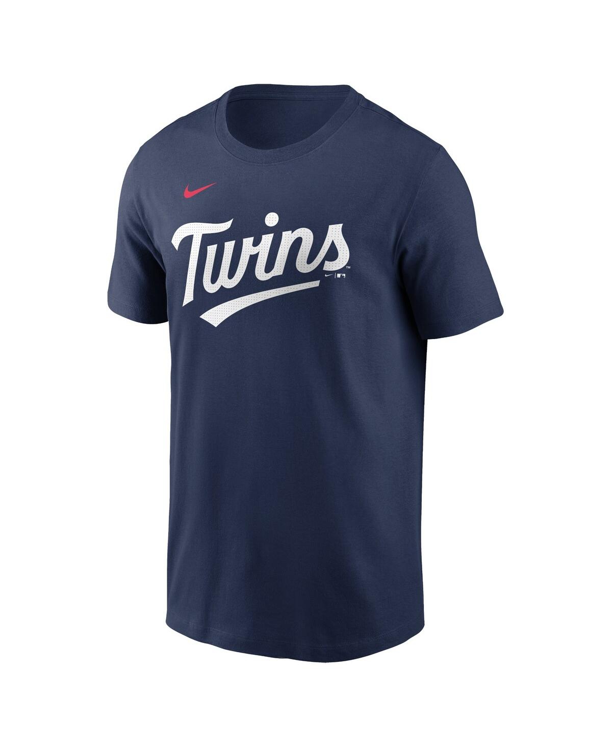 Nike Men's Carlos Correa Navy Minnesota Twins Fuse Name Number T-shirt In Navy