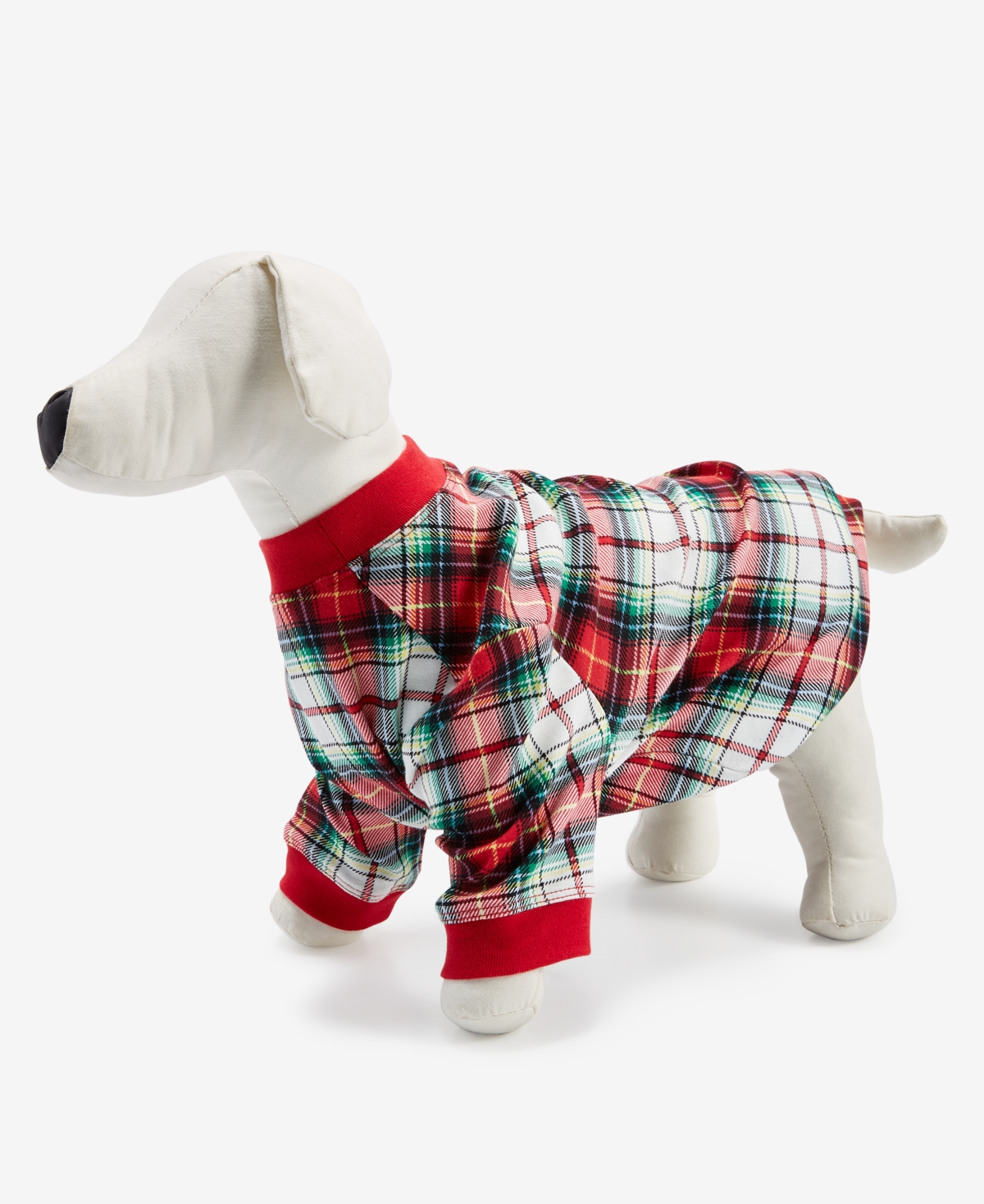 Holiday LaneCotton Matching Family Pet Pajamas, Created for Macy's - Winterton Plaid