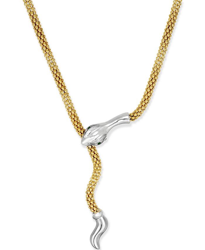 Snake lariat necklace deals