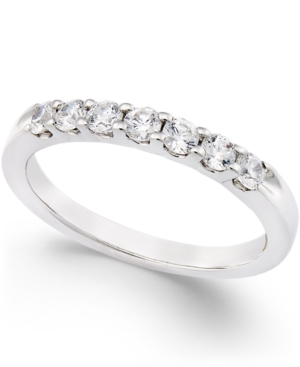 image of Diamond Seven-Stone Channel Set Band in Platinum (1/2 ct. t.w.)