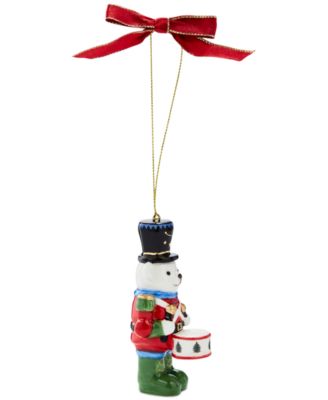 Christmas Tree Teddy Bear Nutcracker Ornament