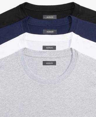 Men's Mercerized Cotton Short Sleeve Crewneck T-Shirt, Created for Macy's