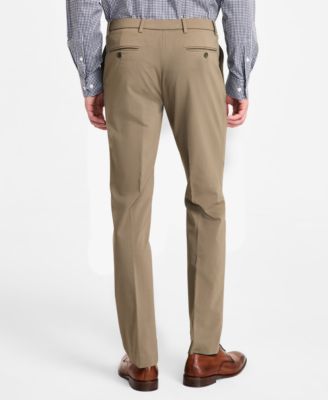 Мужские однотонные брюки современного покроя от Tommy Hilfiger