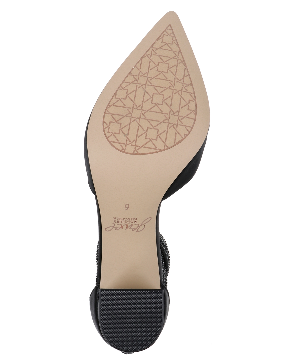 Jewel Badgley Mischka Tinsley Ankle Strap Pointed Toe Pump In Gold Glitter