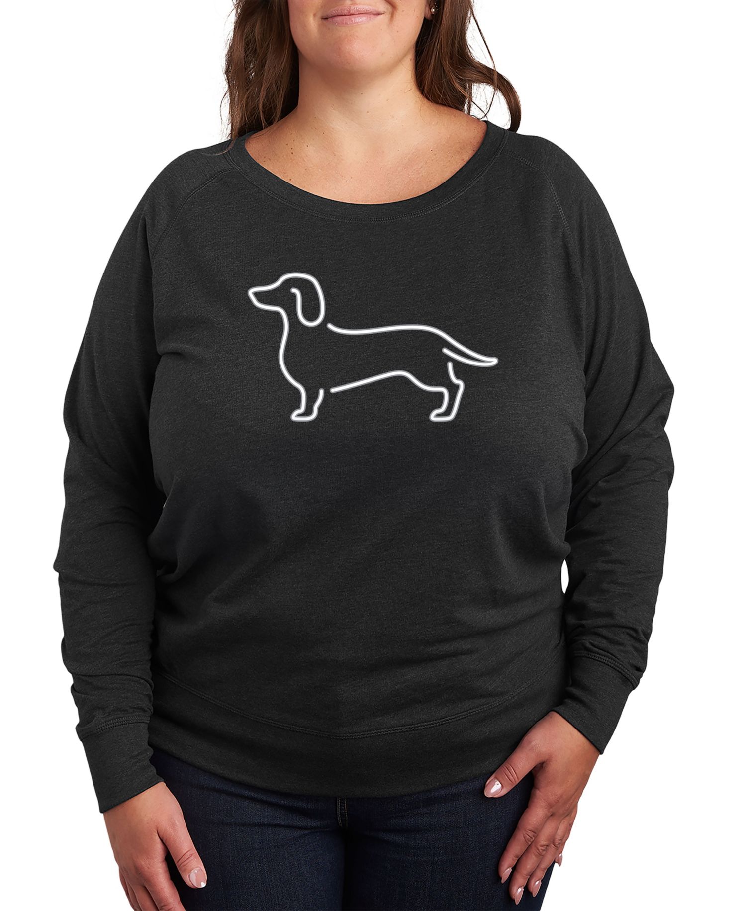Dachshund Plus Size Graphic Pullover