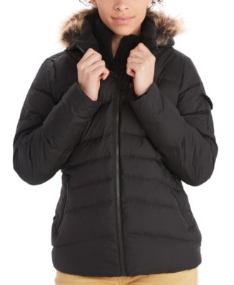 Marmot - Women's Ithaca Hooded Faux-Fur-Trim Jacket