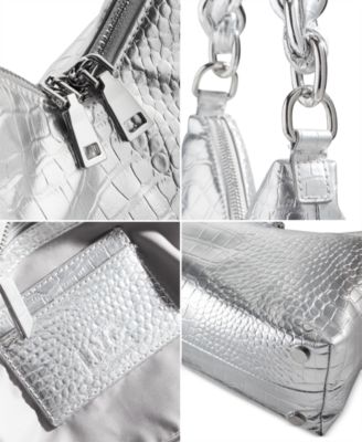Tayviss Small Croc Shoulder Bag, Created for Macy's 
