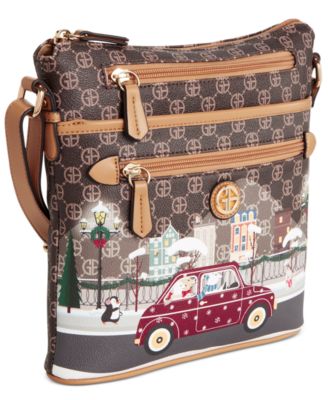 Giani Bernini Holiday Bears North South Crossbody Created for Macys 6490₽