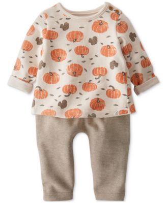 Carter's - Baby Cotton Harvest Pumpkins Top & Pants, 2-Piece Set