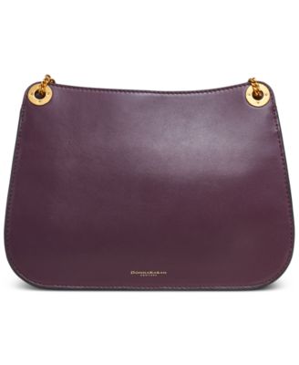 Donna Karan Malverne Leather - Suede Crossbody with Chain Strap 37590₽