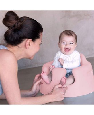 Infant Floor Seat Baby Sit Up Chair with Adjustable Harness, Cradle Pink