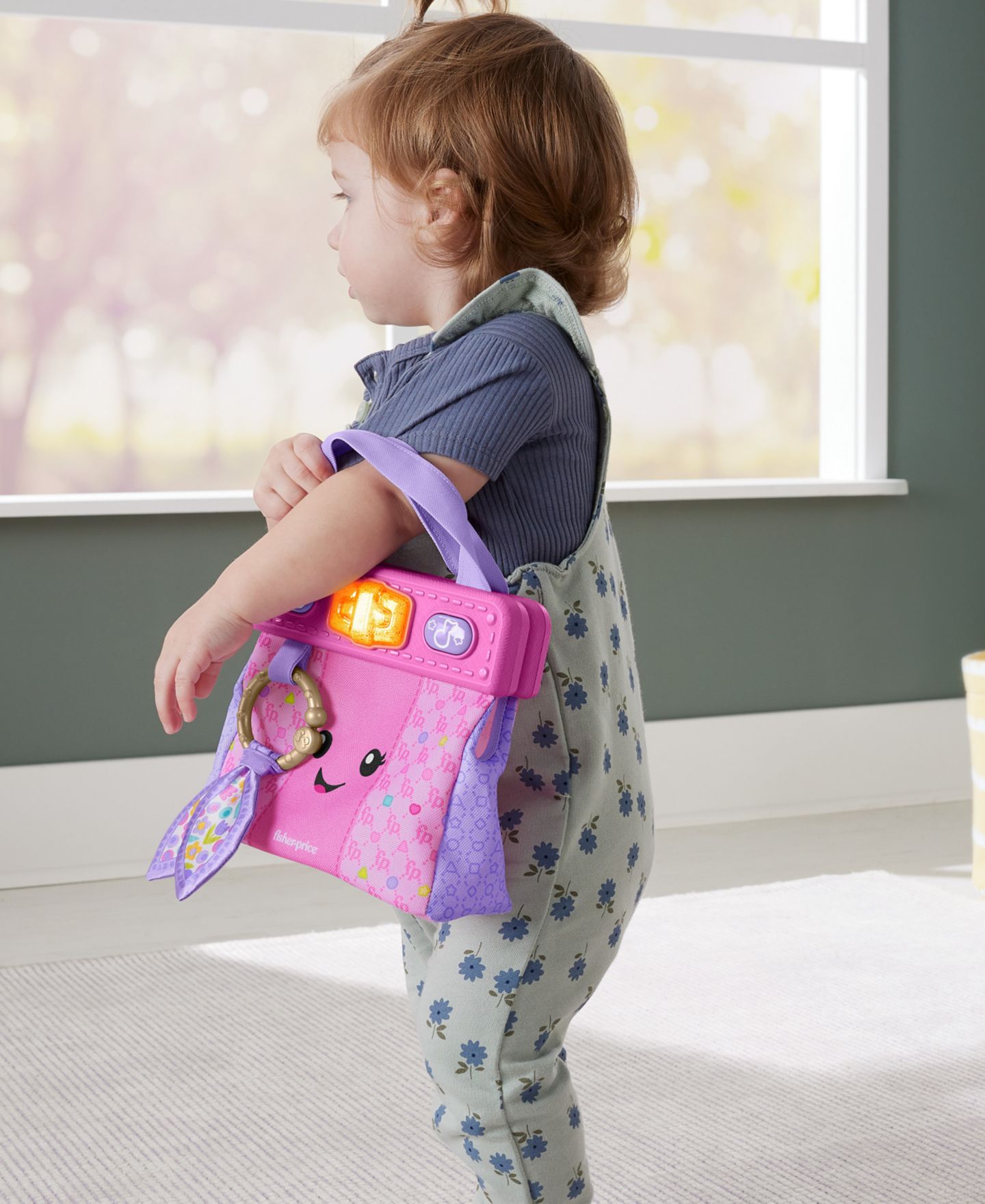 Детские игрушки Fisher Price Fisher-Price Laugh Learn Going Places Learning Purse Baby Toddler Toy Bag Accessories — фото 4