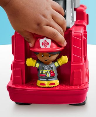 Fisher-Price Fire Truck Musical Toddler Toy with Lights Sounds 2 Figures