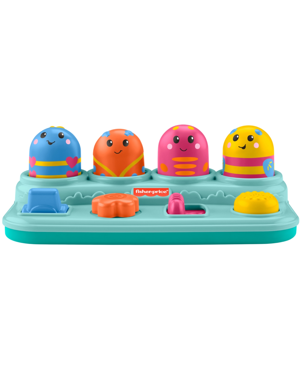 Fisher-Price Boppin' Activity Bugs Fine Motor Pop-Up Toy for Babies 9 Months Older - Multi-Color