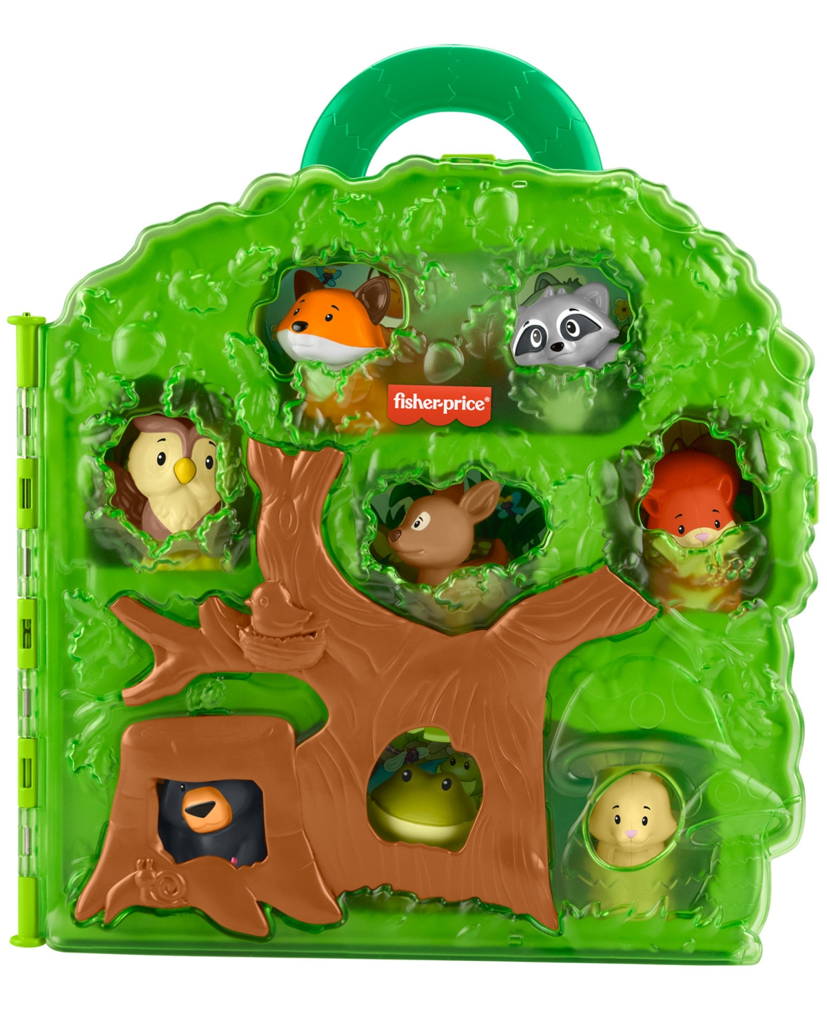 Little People Fisher-price  Forest Friends Carry Case Toddler Playset With Figures, 9 Pieces In Multi-color