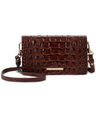 Beautiful Brahmin two tone hot leather Crossbody