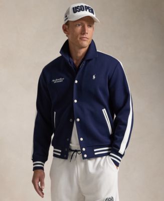 Polo Ralph Lauren US OPENジャケット ネイビー Polo Ralph Lauren US Open Double-Knit Baseball Jacket - Macy's