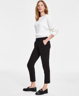Women's TH Flex Straight-Leg Ankle Ponte Pants