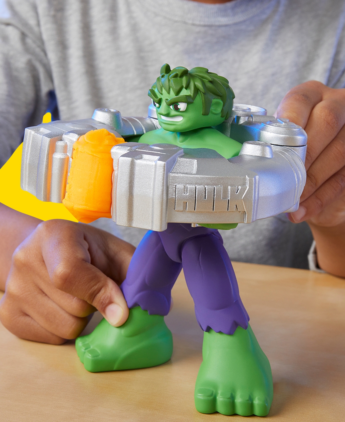PLAY-DOH MARVEL HULK SMASH SQUISH PLAYSET 