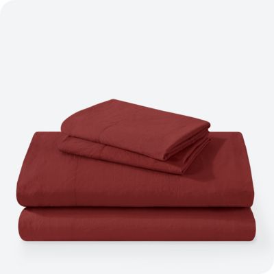 Ultra-Soft Sandwashed Microfiber 4 Piece Sheet Set, Queen