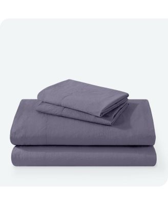 Ultra-Soft Sandwashed Microfiber 4 Piece Sheet Set, Queen