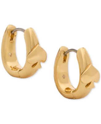 kate spade new york Spade Oval Huggie Hoop Earrings Macy's