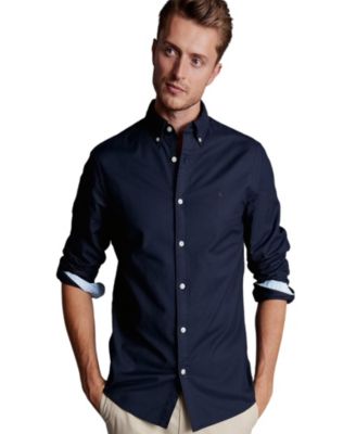 Men's Slim Fit Button-Down Washed Oxford Shirt
