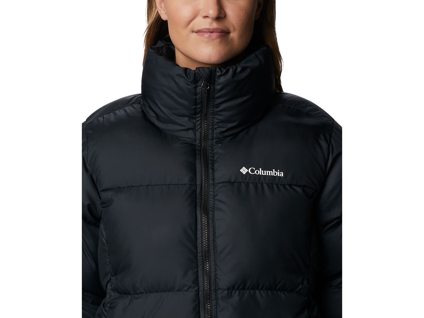 Женская куртка Columbia Puffect Cropped Jacket, цвет: Чёрный — фото 7