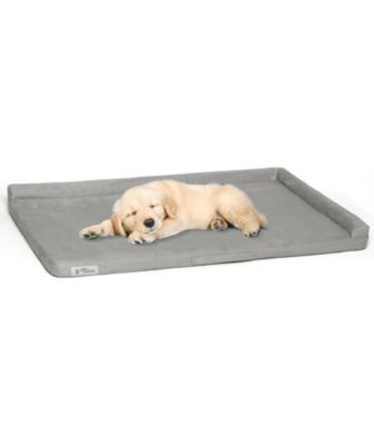 PuppyChoice Solid Foam Dog Crate Bed, Grey