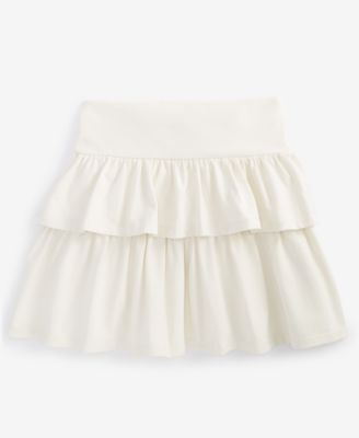Big Girls Tiered Knit Skirt