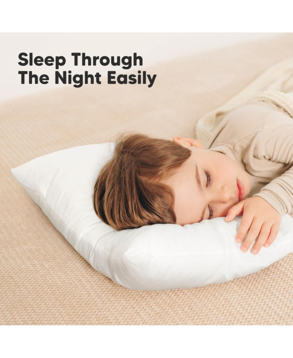 KeaBabies 2pk Jumbo Toddler Pillow - Soft Organic Cotton Kids Pillows for Sleeping - 14X20 Travel Pillow for Kids Age 2-5