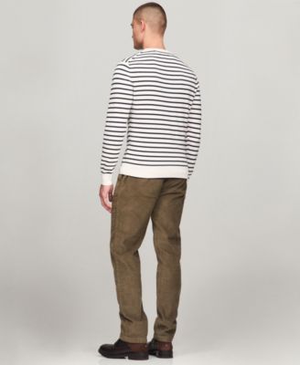 Незаменимый мужской однотонный свитер с круглым вырезом от Tommy Hilfiger