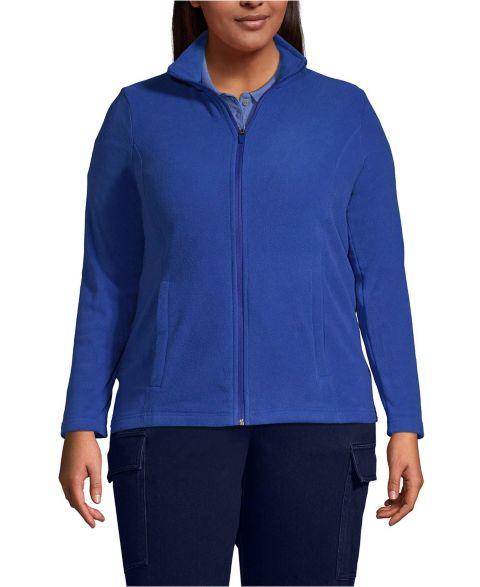 Женские куртки Lands' End Plus Size Thermacheck 100 Fleece Jacket