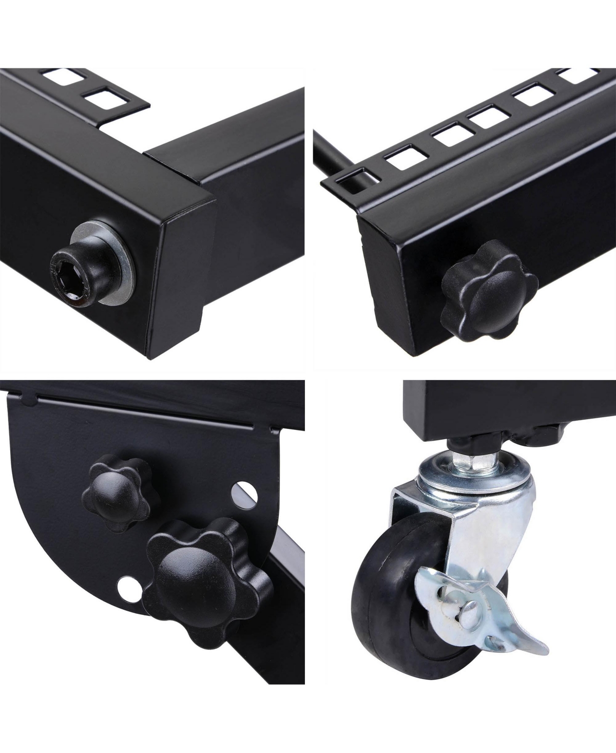 Yescom 9U Dj Mixer Stand Rack Mount Stage Cart Music Equipment Studio Party Show