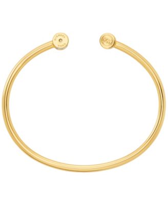 Brass Baguette Flex Bangle Bracelet