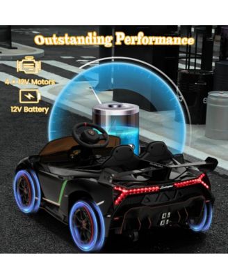 12V Licensed Lamborghini 4WD Kids Ride-on Sports Car with 2.4G Remote