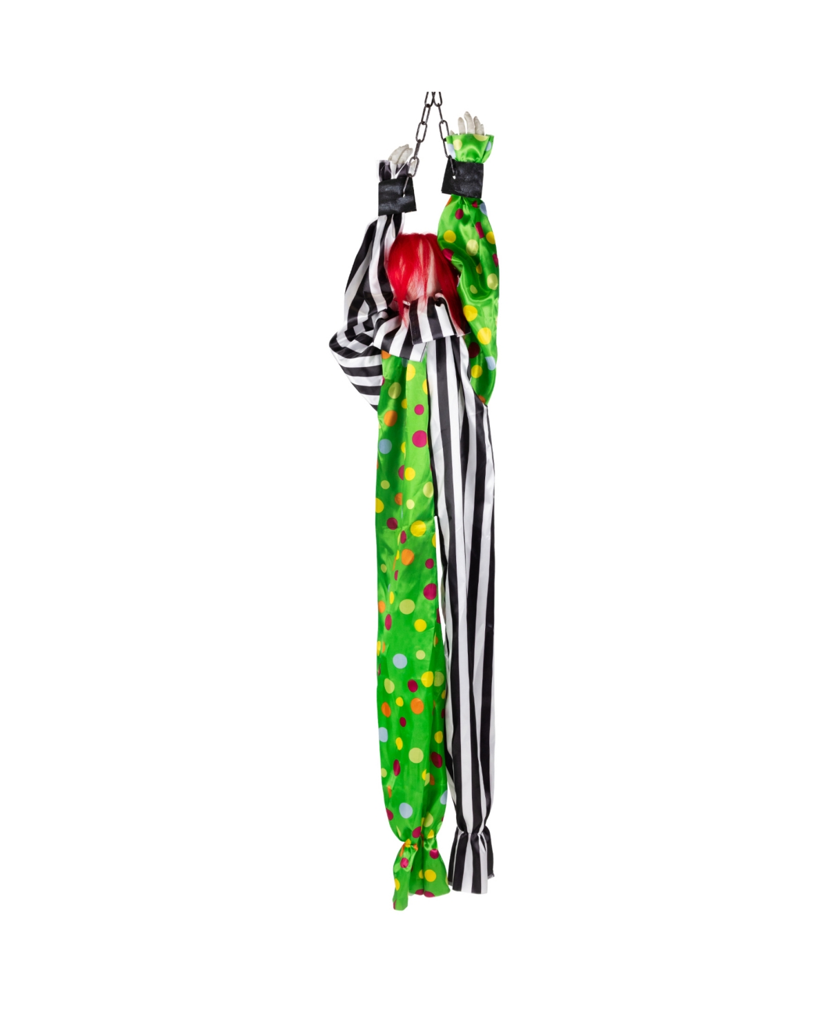 Northlight Animated Shaking Clown With Sound Hanging Halloween Decoration In Multi