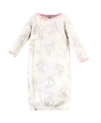 Natural Cotton Zipper Gowns